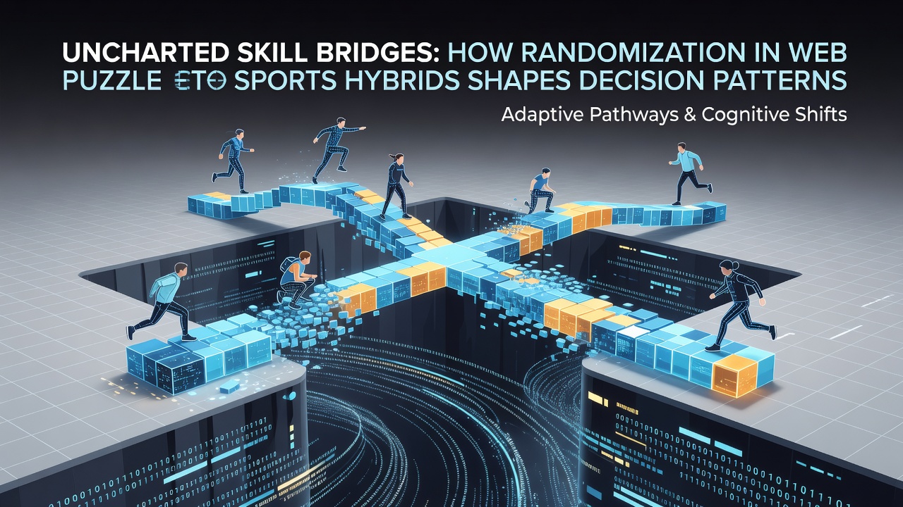 Remote professionals engaging with decision trees in randomized puzzle sports environments